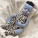 ROSHUAN Avatar Reborn Babypuppen 50,8 cm Realistische Reborn Babypuppen Vinyl Ganzkörper Neugeborenes Anatomisch Korrekt Baby Boy Handmade Real Life Like Baby Dolls Avatar mit Wurzelhaar