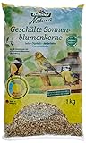 Dehner Natura Wildvogelfutter, geschälte Sonnenblumenkerne, 1 kg