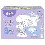 bella baby Happy Windeln Gr.3 Midi 5-9 kg HAPPY BOX 140 Stück