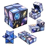 Star Zauberwürfel Cube s2 Zauberwürfel Cube, 2 in 1 Infinite Zauberwürfel Cube Dekompression Puzzle Zauberwürfel Cube Kinder und Erwachsene Spielzeug