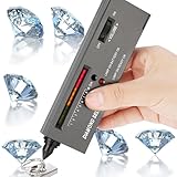 XUBX Tragbare Diamant Tester, hohe Genauigkeit, Professioneller Juwelier für Anfänger und Experten Selector, Diamantprüfer für Diamant, Saphir, Rubin, Kristall,Juwelier-Tester, 9V-batterie.