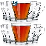 Vilde Gläser-Set Trinkgläser Gläser set Wassergläser Saftgläser Universalgläser als Wasser Glas I hohe Stoßfestigkeit Saftgläser Schorlegläser Longdrinkgläser Trinkgläser Glass - 280 ml - 6 teilig