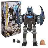 DC Comics, Batman, Gotham City Guardian Playset, 4-in-1 Transformation, besondere Batman-Figur, Lichteffekte und über 40 Geräuscheffekte, Kinderspielzeug für Jungen und Mädchen