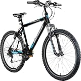 F.lli Schiano Men's Range Mountainbike, Schwarz-Blau, 26 Zoll
