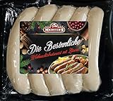 Weihnachtsmarkt Bratwurst fein Oberlausitz | Schlesische Bratwurst für Weihnachten mit einem Hauch Zitrone verfeinert | Grillwurst für Pfanne und Grill (500g)