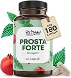 Prostata Kapseln hochdosiert (180 Kapseln) Komplex u.a. aus Kürbiskern, Brennnessel, Granantapfel, Selen uvm. - Vegan