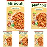 Mirácoli Miracoli Fertiggerichte Klassiker Maccaroni 5 Portionen, 560,4g (Packung mit 5)