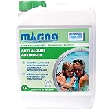 Anti-Algenmittel Hochkonzentriert - 2,5 Liter (für bis zu 250.000 Liter) - verhindert Algenwachstum im Pool, mit Klareffekt