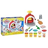 Play-Doh Kitchen Creations Pizzabäckerei Spielset mit 6 Dosen 8 Accessoires