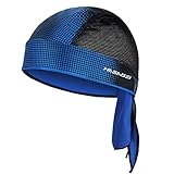 HASAGEI Sport Kopfbedeckung Bandana Cap Kopftuch Herrem Damen Biker Schädel Kappe Fahrradmütze, Schweißableitender Quick Dry Sommer Hat (Blue)