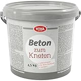 Viva Decor Beton zum Kneten, Synthetisches Material, grau, 23 x 18 x 18 cm