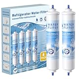 4 VILLAPOOL Wasserfilter Kühlschrank Ersatz für Samsung Kühlschrank Wasserfilter DA29-10105J, DA29-10105J HAFEX/EXP, DA99-02131B, WSF-100, EF9603, HAIER LG Inline-Kühlschrank