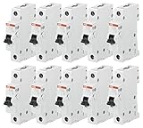 10x ABB S201-B16 Sicherungsautomat B-Charakteristik 2CDS251001R0165