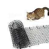 Ompinda Katzen-Katzenmatte mit Spikes, PP-Kunststoff, Anti-Katzenstreifen, Netzwerk-Stopper, Abschreckungsmatte, hält Katzen von Sofa, Möbeln, Gartenpflanzen, Zaun, Dach fern (30 x 200 cm)