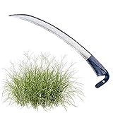 KADAX Gartensense aus Metall 80cm, Handsense, Sichel, Klappsense, Wildwuchssense, Sense, Gartensichel, Grassichel, Blattsichel, Handsichel, Kleinsichel