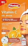 Schaebens Vitamin C Gel Maske, glättet und hydratisiert mit Glow-Effekt, für alle Hauttypen, VEGAN