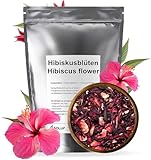 SOLUP Hibiskusblüten 500g Hibiskustee I Blüten Getrocknet Hibiskus Pflanze I Hibiscus Tea