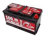 SMC Autobatterie Speed 100 Ah AGM 850 A L5 Start Stop Pluspol rechts für Motoren mit Start&Stop Dim 353 x 175 x 190 mm Lunda Lebensdauer 90 Ah 92 Ah 95 Ah