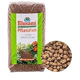 Blusana Blähton 25l Pflanzsubstrat für Hydrokultur | Ton-Granulat Körnung 8-16mm Drainagematerial & Bodenauflockerung