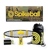 Spikeball-Set mit 3 Bällen - Zum Spielen im Freien, im Haus, im Garten, am Strand, bei Ausflügen, im Park - Turn-/Transportbeutel und Regelheft - Spiel für Kinder, Teenager, Erwachsene