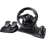 SUBSONIC Superdrive - Rennlenkrad GS550 Racing Wheel lenkräd mit Pedalen, paddels, Schalthebel und Vibration für Xbox Serie X/S, PS4, Xbox One, PC (programmierbar für alle Spiele)