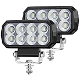 antom 2er Set LED Arbeitsscheinwerfer 168W 9-60V 18000 Lumen IP68 wasserdicht Zusatzscheinwerfer Ideal für Bagger, Traktoren, Lkw, Geländewagen, Motorräder, Baustellenbeleuchtung