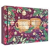 Tee Adventskalender von FROG.coffee - 48 Teebeutel in 24 verschiedenen Sorten von Top Marken wie Teekanne, Bünting, Twinings, Meßmer, Teaya uvm - Design 2023