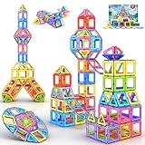 COOLJOY Magnetische Bausteine, Magnetbausteine Magnete Kinder, Magnetspielzeug Tiles, 40 Teile Magnet bausteine für Spielzeug ab 3 4 5 Jahre Kinder Jungen und Mädchen Halloween und Christmas Geschenk