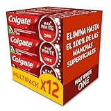 Colgate Max White One Zahnpasta, 12 x 75 ml, klinisch getestete Formel, entfernt bis zu 100 % der oberflächlichen Flecken, 1 Ton weißere Zähne in 1 Woche