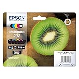 Epson EP64643 Original 202 Tinte Kiwi (XP-6000, XP-6005, XP-6100, XP-6105), Multipack 5-farbig