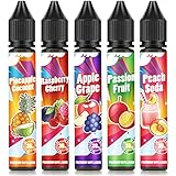 WINROOT 5 * 30 ml Premium Liquid in Chubby-Flasche für Aroma-Verdampfer,C