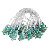 Mwqpgyh Weihnachts Lichterkette Outdoor,Wassergeschützte Dekobeleuchtung | Warmweiße Weihnachtsbaum Schneemänner Lichterketten - Für Innenbereich Garten Wohnung Restaurant