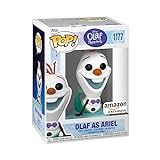 Funko Pop! Disney: Frozen - Olaf As Ariel - die Eiskönigin - Amazon-Exklusiv - Vinyl-Sammelfigur - Geschenkidee - Offizielle Handelswaren - Spielzeug Für Kinder und Erwachsene - Movies Fans