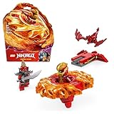 LEGO NINJAGO Kais Drachen-Spinjitzu-Spinner - Action Ninja Spielzeug mit 2 Minifiguren - Kleines Spielset für Kinder - Geschenkidee für Jungen und Mädchen ab 6 Jahren 71823