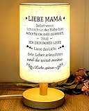 PRSTENLY Mama Geschenke zum Geburtstag Valentinstag, beste Mama Muttertag Tischlampe Geschenke für Mama, Frauen Geburtstagsgeschenke für Mama, Weihnachtsgeschenke Ruhestand Geschenke Dankeschön