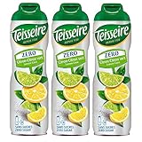 Teisseire Getränke-Sirup Lemon/Zitrone 0% - 600ml - Sirup der genauso schmeckt wie die Frucht (3er Pack)