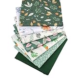 Patchwork Stoffe 7 stück Stoffpaket 50 * 50cm Bunte Baumwollstoff Set zum Nähen Scrapbooking Quilten Handwerk