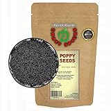 CRAZY SPICES Blaumohn Samen | 50g | ganze Mohnsamen | Beutel Mohn | Blumensamen | Mohnsamen ganz | zum backen und kochen