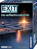 KOSMOS 682026 EXIT - Das Spiel - Das verfluchte Labyrinth, Level: Einsteiger, Escape Room Spiel, EXIT Game für 1 bis 4 Spieler ab 10 Jahre, EIN einmaliges Gesellschaftsspiel