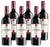 Freixenet Mederaño Tinto Spanischer Rotwein (6 x 0,75 l) Spanish Red Wine, Wein, halbtrocken mit Aromen von Kirsche und Heidelbeere, zu kräftigen Speisen und würzigem Gemüse