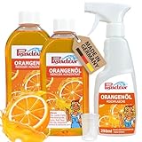 Pastaclean® Orangenölreiniger Konzentrat 2x 500 ml | Universalreiniger | Fettlöser | Fleckenentferner | Allzweckreiniger mit hoher Fettlösekraft