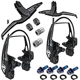Magura HS11 Hydraulische Fahrrad Felgenbremse Carbotecture Set Evo2 Trekking City Ebike Tour Bremse Vorne und Hinten Komplettset
