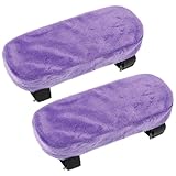 Mipcase 2 Stück Stuhlarmlehnenkissen aus Memory Schaum Ergonomische Armlehnenpolster für Bürostuhl Gaming Stuhl Rollstuhl Büromöbel Zubehör Bequeme Armauflage