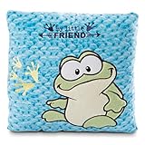 NICI 47616 Kissen Frosch My Little Friend 25x25cm Plüsch Classic Bear Green