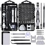 Feinmechaniker Werkzeug Set Mini Schraubenzieher: TOPWAY 122 in 1 Handy Reparatur Werkzeug Set Met 101 Bits für PC Computer iPhone Laptop Tablet PS5 Xbox Spielzeug Uhren Kamera Brillen