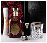 Geschenk Cardhu Gold Reserve scotch Single Malt Whisky + 2 Whiskey Kühlsteine + 1 Whiskyglas