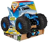 Monster Jam Megalodon Storm, RC Truck, Amphibienfahrzeug in Hai-Optik für Land und Wasser, Maßstab 1:15 - kinderleichte Bedienung, ab 4 Jahren