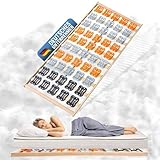 Coemo 7-Zonen Tellerlattenrost CubiFlex 100x200 cm cm hochflexible Teller für optimale Körperanpassung, Lattenrahmen Made in EU - Lattenrost starr