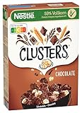 Nestlé CLUSTERS Schokolade, Cerealien aus 59 % Vollkorn, mit Schokolade & Mandeln, enthält Vitamine, Calcium & Eisen, 1er Pack (1x330g)