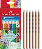 FABER-CASTELL 205274 - Buntstifte Set 18-teilig, inkl. 6 Bleistifte natur